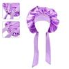 Girls Four Seasons Polyester Satin Sleeping Cap for Women,Silky Bonnet Sleep Hat for Head Wrap Night Elastic Band Headsc