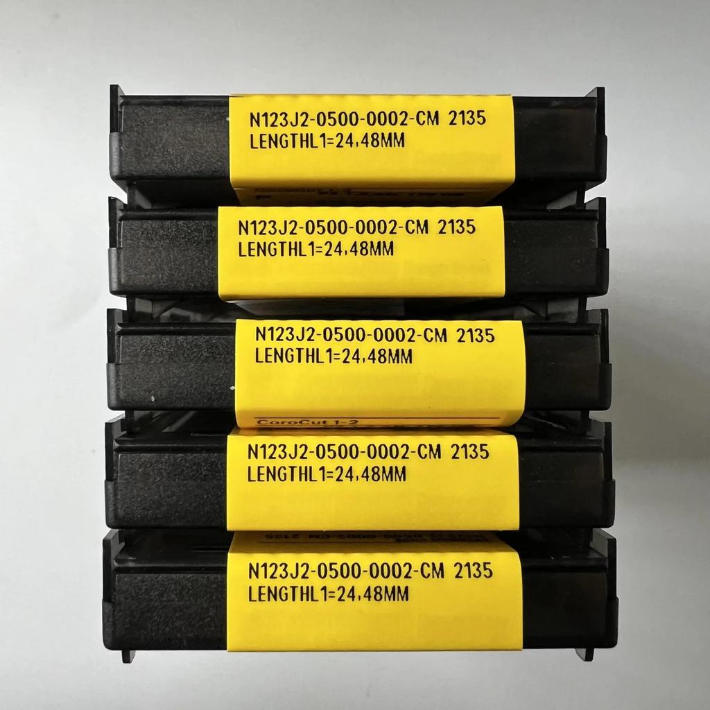 Original Sandvik / N123J2-0500-0002-CM 2135 /CNC lathe carbide blade tool 10 Pcs