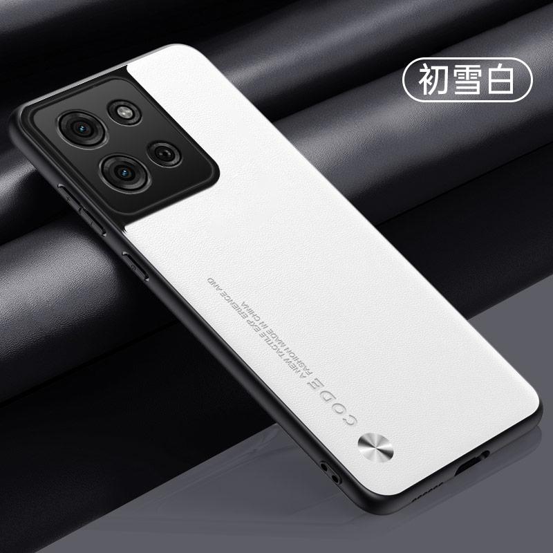 

Звичайні шкіряні чохли з PU для Motorola Moto G75 G55 G35 G85 Edge 50 Fusion 40 Neo Soft Matte Silicone Protection Cover Phone for Moto G75 білий