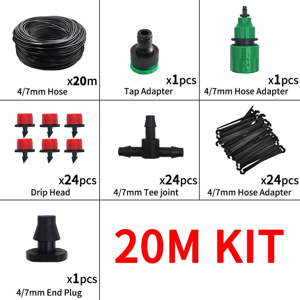 Automatic Drip Irrigation DIY System for Balcony and Potted Plants