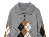 Retro Plaid Polo Collar Sweater - 2026 Autumn/Winter Fashionable Knit Top