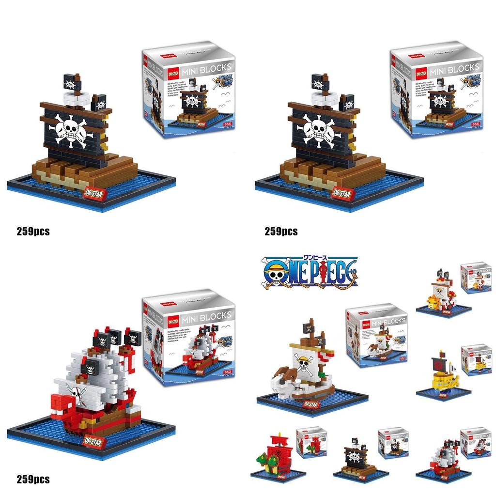 One Piece Pirate Boat Building Block Toy Mini Figure Collection Gift For Kids