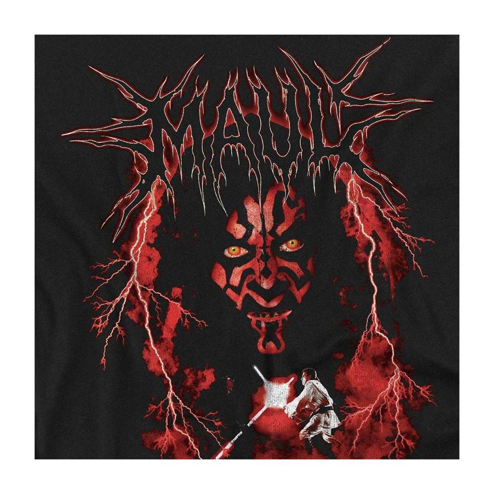 Star Wars Womens/Ladies Darth Maul Lightning T-Shirt