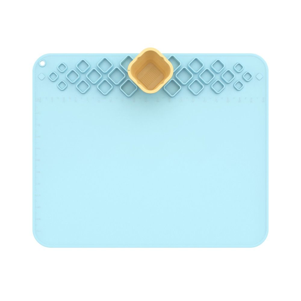 Multifunctional DIY Silicone Painting Mat Palette Kids Graffiti Drawing Board Oil Painting Board Clay Mat With Cup Paint Holder