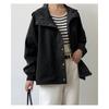 Autumn Winter Loose Casual Solid Color Hooded Coat Women Simple All-match Cardigan Jacket Female Zipper Top