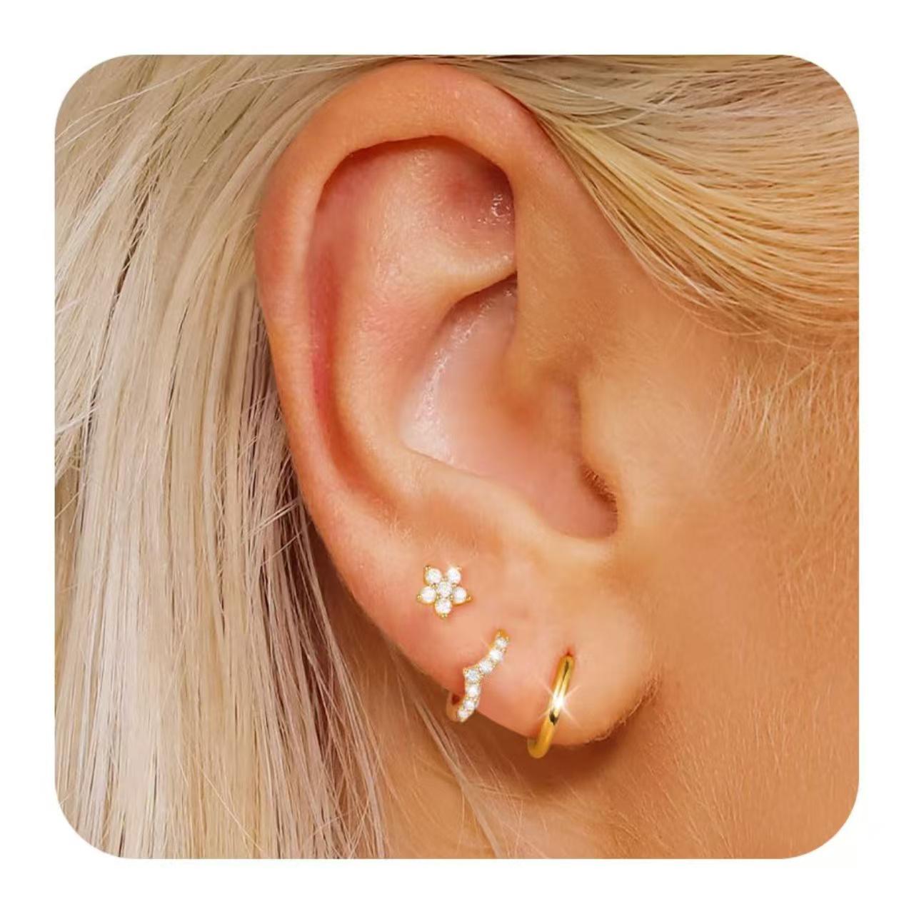 

Модные серьги-звезды для трансграничной торговли: Ювелирный набор класса люкс для повседневной носки для дам