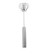 Stainless Steel Manual Egg Beater & Whisk Mixer for Baking