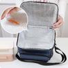 Ox Cloth Tote Square Bag Large Capacity Food Warm Thermal Bag Sweet Insulated Lunch Bag  Picnic