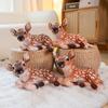 Cute simulation deer doll plush toy elk sika deer doll children's soothing doll