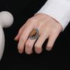 Natural Tiger Eye Rings  CopperJewelry Ring for Women Gifts Vintage Fine Wedding Party Ring