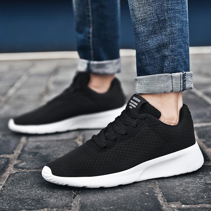 Men's Mesh Casual Running Shoes - Spring & Autumn Style, Low-Top, Plus Size Available