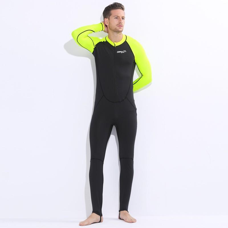 Diving Wetsuit Set Men Women UV Protection Long Sleeve Rash Guard Quick Dry Snorkeling Surfing Swimwear