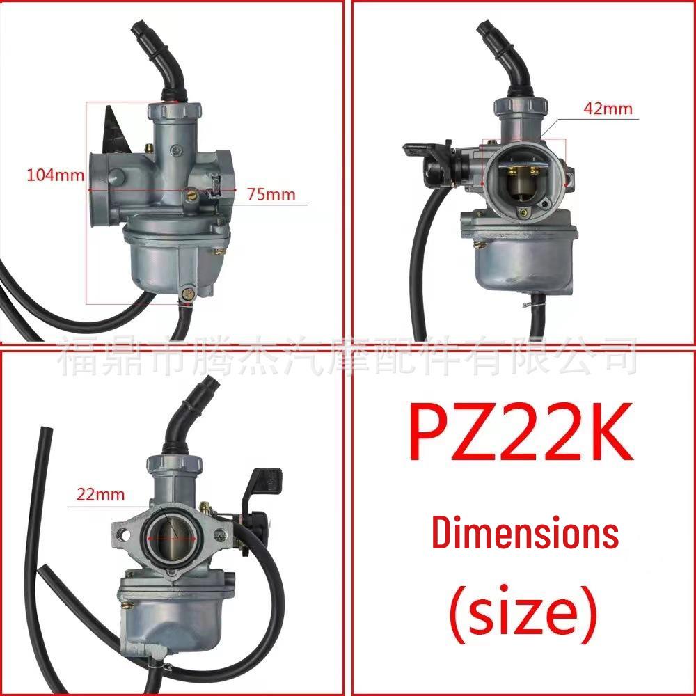 PZ22 Carburetor for CRF70 XR70R Win 100-125CC ATV/Motorcycle