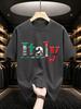 2026 New Cotton Tshirt Italian Landmark Letters Travel Print Crew Neck Short Sleeve Casual Top