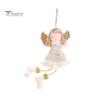 Pastel Color Christmas Tree Decor Angel Hanging Ornaments, Cute Plush Doll Pendant, Xmas Decorative Charms Ornaments for Home Holiday Wedding