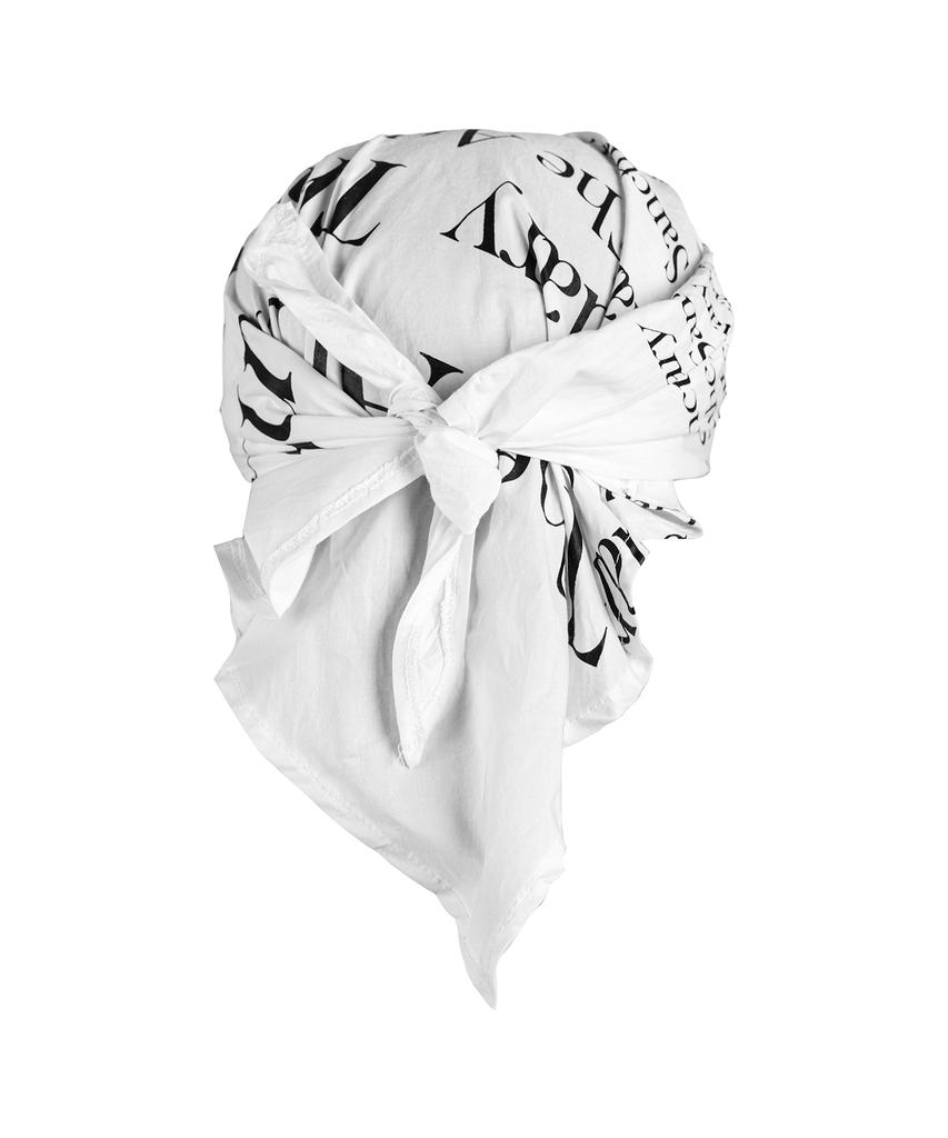 Diadeosaengchyueoli Bandana Cap - Circular (White)