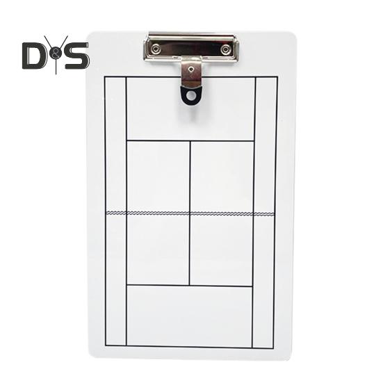 

Планшет для тренировок по теннису Dry Erase, двухсторонняя теннисная тактическая белая доска с маркером для тренировок по теннису белый