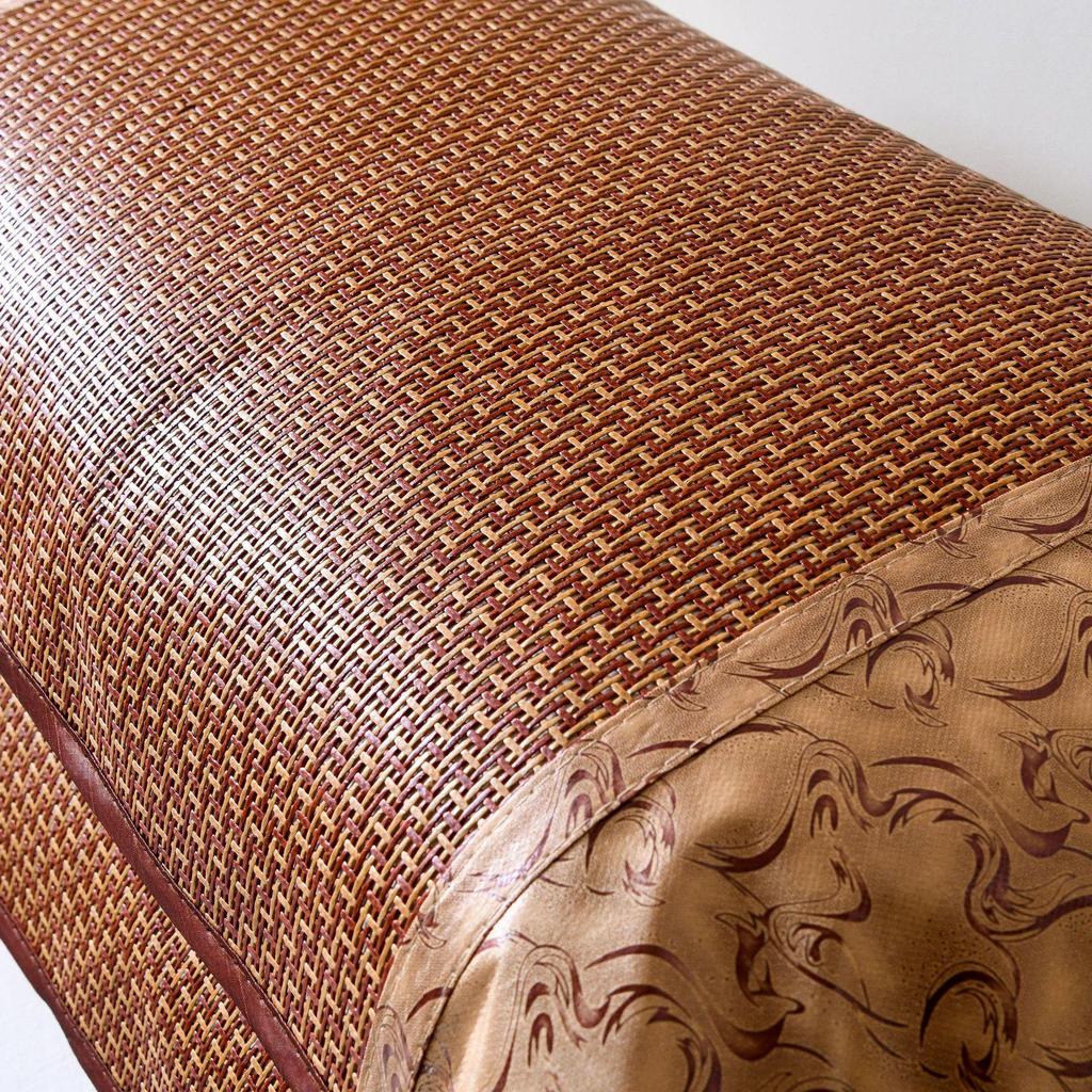 Refreshing Summer Pillowcase: Ice Silk Rattan Mat for Cool Comfort