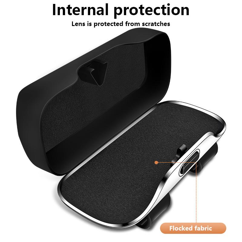 Car Interior Glasses Box Sunglasses Clip for Jeep Compass Wrangler Freedom Light Cherokee Commander Durable Sunglass Holder AMV1
