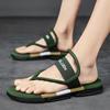 Summer Men's Sandals Casual Flip Flops Beach Sandals T-Strap Sandals Slippers for Male