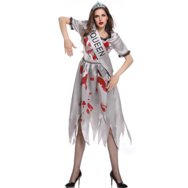 L Halloween Costume Adult, Ghost Bride Vampire Suit, Stage Performance Costume