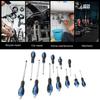 12 Pcs Mechanics Anti Slip Handle Screwdriver Box Set with Go Thru Handle Shaft