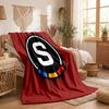 Sparta Prague Print Flannel Blanket Soft Warm Sofa Bed Throw Blanket For Home Office Bedroom