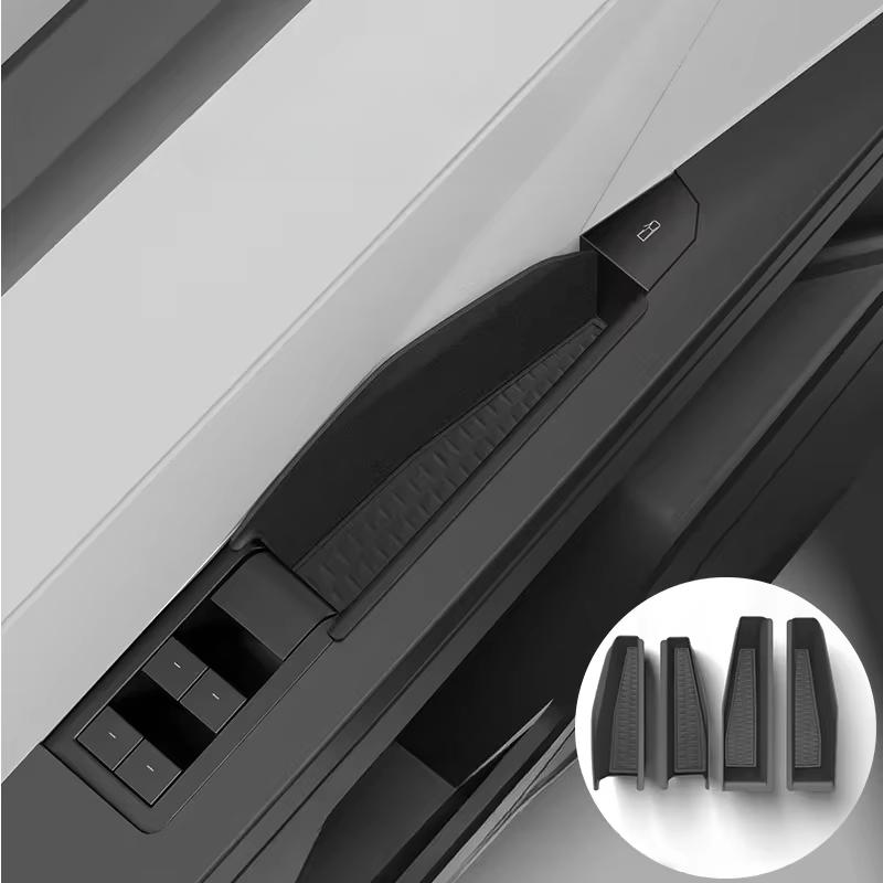 Door Handle Storage Box  For Tesla Cybertruck Front Door Handle Tray Hidden Organizer Container Phone Glasses Holder Accessories