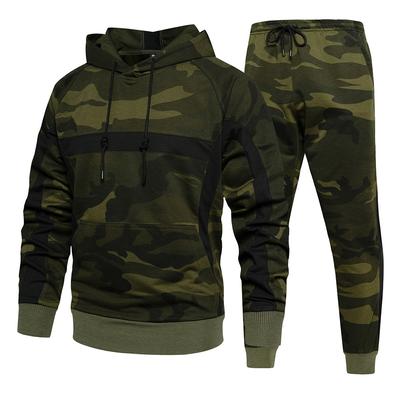 Men's Autumn Winter Sport Casual Sets Pullover Hoodies and Pants Two Pieces Street Loose Harajuku Men Tracksuits