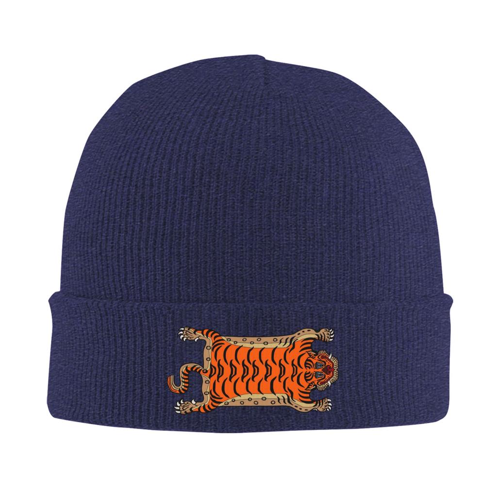 Tibetan Tiger Rug Warm Knitted Cap Winter Knit Bonnet Hat Skullies Beanies Hip Hop Caps for Unisex