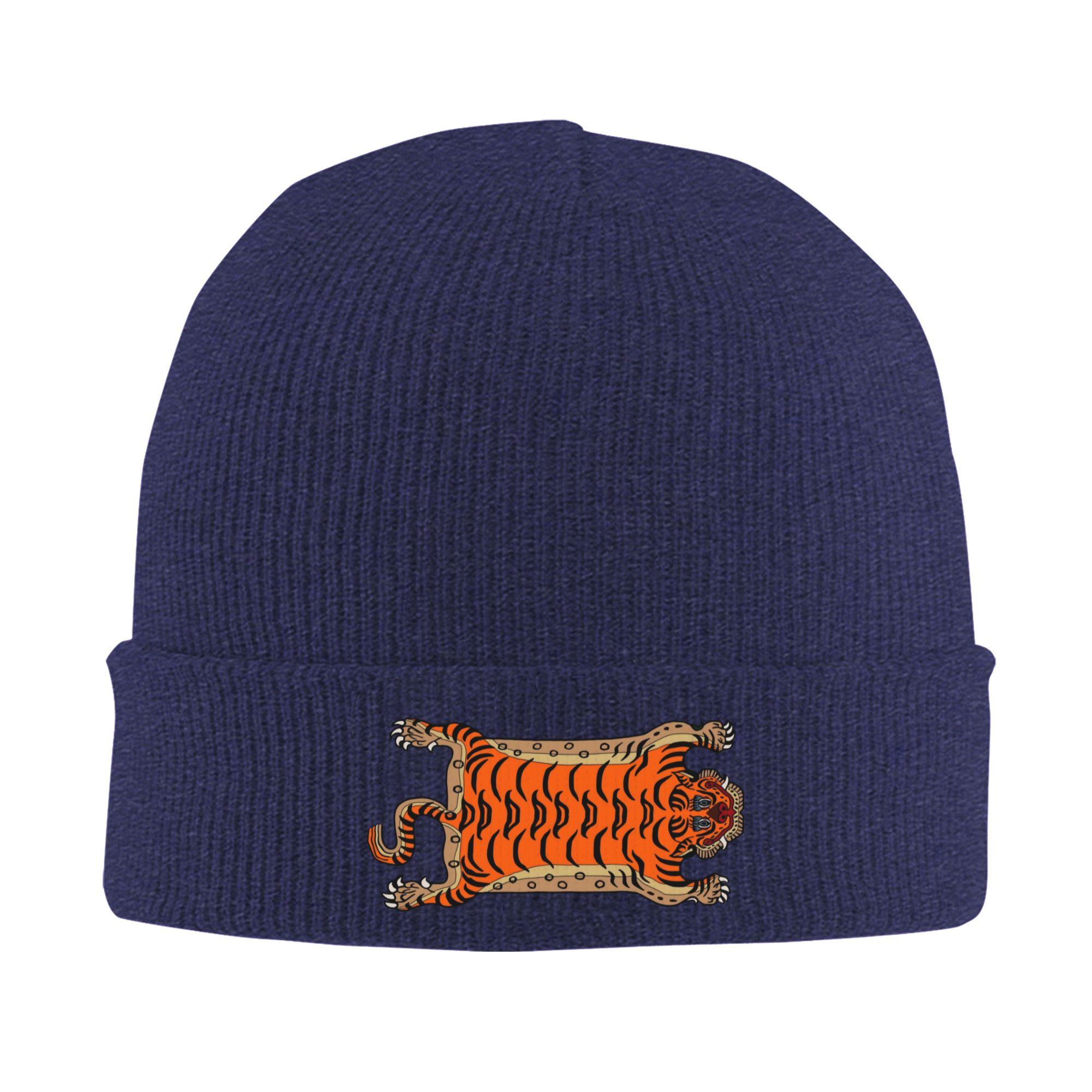 

Tibetan Tiger Rug Warm Knitted Cap Winter Knit Bonnet Hat Skullies Beanies Hip Hop Caps for Unisex One Size