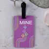 3D Airplane Luggage Tag - PVC Suitcase Identification Card Holder