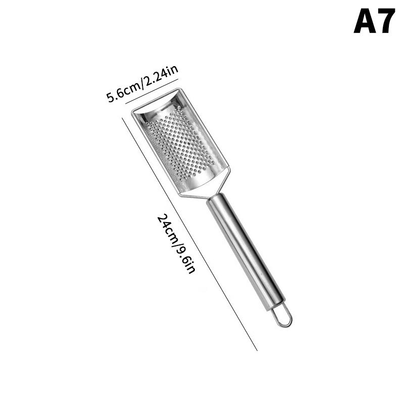 Stainless Steel Handheld Cheese Grater Multi-Purposekitchen Food Graters For Chocolate Butter Fruit Vegetable Kitchen Items