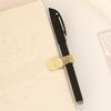 Multi-functional Spring Pen Clip Metal Pencil Holder Portable Metal Pen Holder  Stationery Supplies