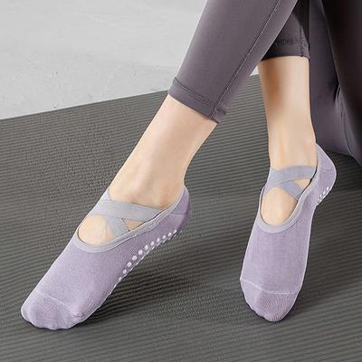 Professionelle Anti-Rutsch Yoga Socken Frau Sport Schweißabsorbierend Atmungsaktiv Pilates Socken Damen Ballett Tanz