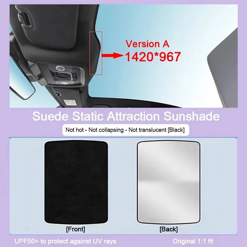 Car Sunshade For BYD Seal EV EK 2022~2025 Sunroof Shades Electrostatic Adsorption Visor Auti-UV Sun Protection Auto Accessories
