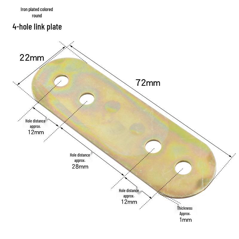 90° TL Type Cold-Rolled Steel Angle Iron Shelf Support Connector