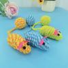 1pc Cat Playing with Mouse, Colorful Weaving Mouse Tail Ball, Teasing Cat Toys, Rustling Sound, Self Hi Toys, Pet Supplies