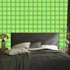 Candy Check Wallpaper Green and Lime for Living Room and Bedroom 50x1000