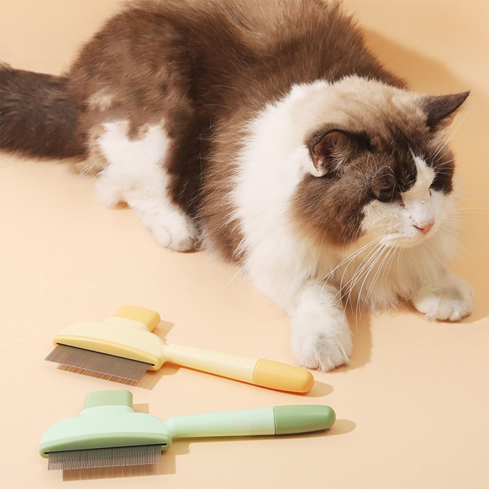 Dogs & Cats Hair Knot Comb Pet Grooming Brush with Dense Teeth Comb & Lice Removal for Dogs Cats Puppy Kitten Long Hair Dog Hair