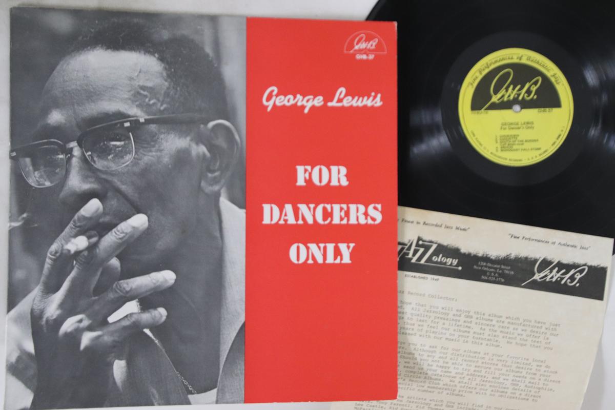 

LP Record GEORGE LEWIS & HIS JAZZ BAND - For Dancers Only GHB37 GHB Europe Jazz Used