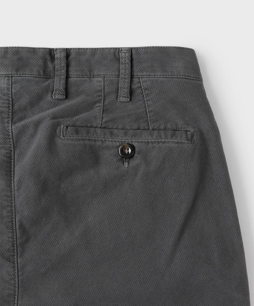 PANICALE Charcoal Micro Pattern Comfort Fit Cotton Pants