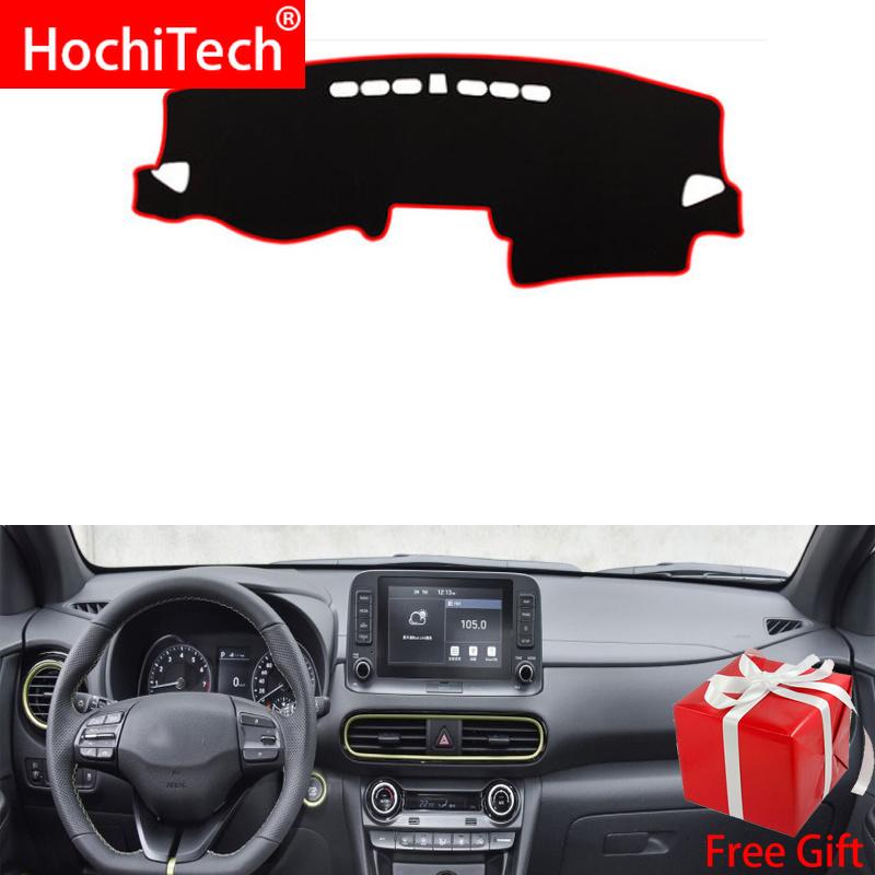 For Hyundai Encino Kauai Kona 2017- Right and Left Hand Drive Car Dashboard Covers Mat Shade Cushion Pad Carpets Accessories