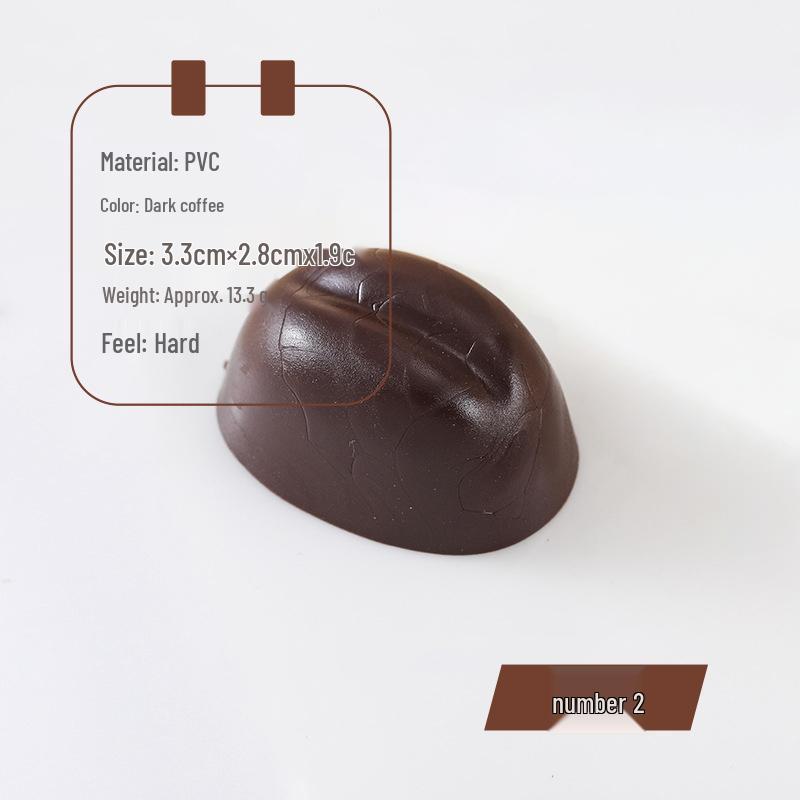 PVC Chocolate Model Props for Dessert Shop and Photography Display