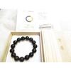 [Kyoto] Power Stone Bracelet 14mm Morion (Black Quartz) with Gemstone Certificate & Paulownia Box