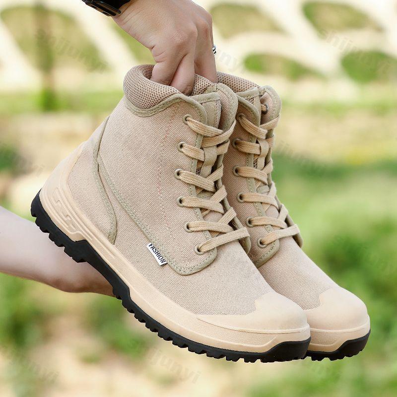 Fashion 2025 Spring Fashion Lace Up Casual Canvas Thick Soled Shoes for Men High Top Comfortable Wear-resistant Non Slip Chunky sneakers