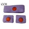 Bequemes Sport-Armband 1 Set Kinder-Stirnband Ballstickerei Dehnbar Atmungsaktiv Jungen Mädchen Schweißabsorbierend Gestrickt Basketball Volleyball