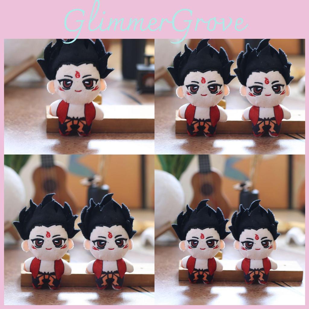 Toy Plush Nezha Keychain With Pp Cotton Backpack Accessory For Gift Kids