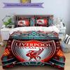 3pcs L-Liverpool (4) Design Cover Set - HD Printed Bedding with 1 Cover and 2 Pillowcases - Perfect for Home and Dorm Decor