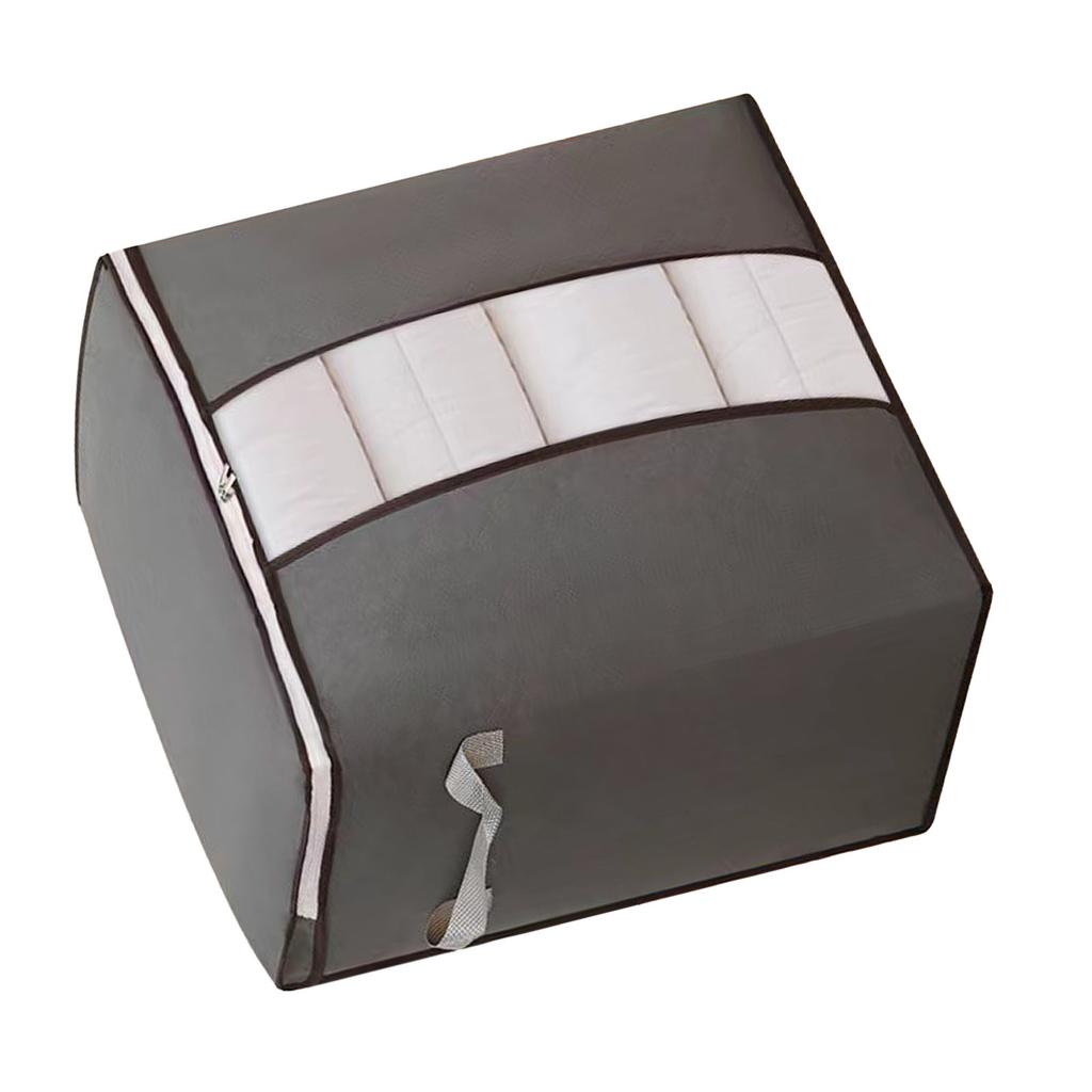 Clothes Storage Bag Thickened Nonwoven Reusable Dust Proof Large Capacity Multifunctional Double Zippers Clothes